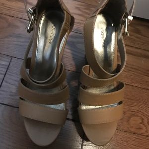 Expeess Nude Wedges